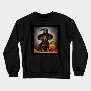 Halloween Dachshund Crewneck Sweatshirt